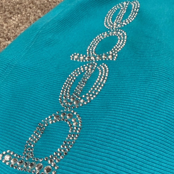 bebe Rhinestone Top - Picture 3 of 7